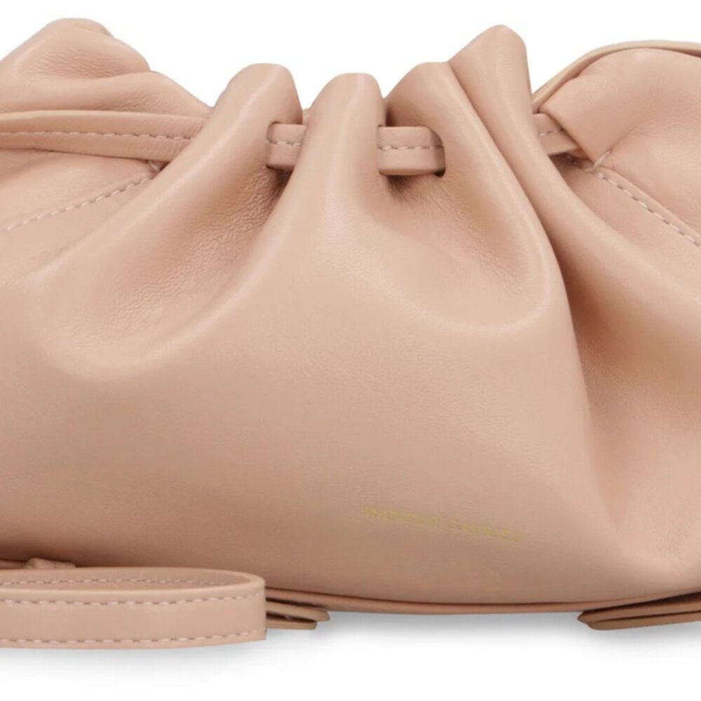 Mansur Gavriel - Mini Bloom Leather Drawstring Bag, One Size